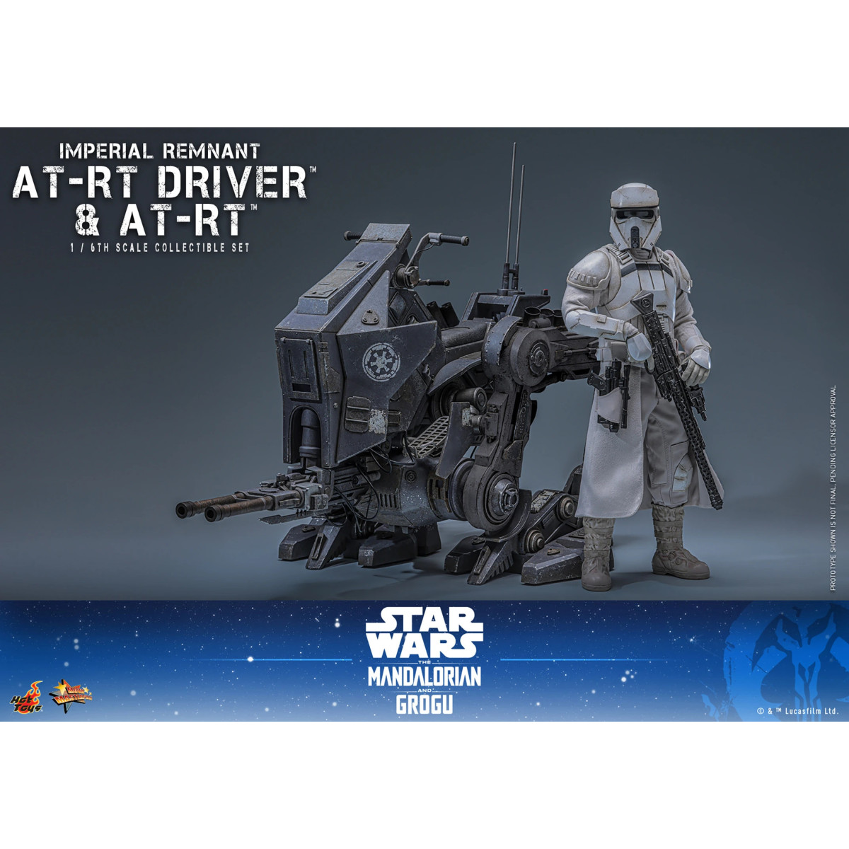 Hot Toys Star Wars - Imperial Remnant AT-RT Driver & AT-RT 60 MMS 1/6 - Star Wars: The Mandalorian & Grogu