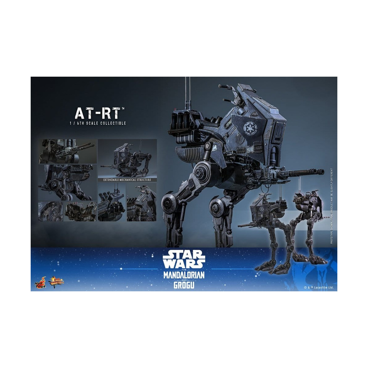 Hot Toys Star Wars - AT-RT 60 MMS 1/6 - Star Wars: The Mandalorian & Grogu