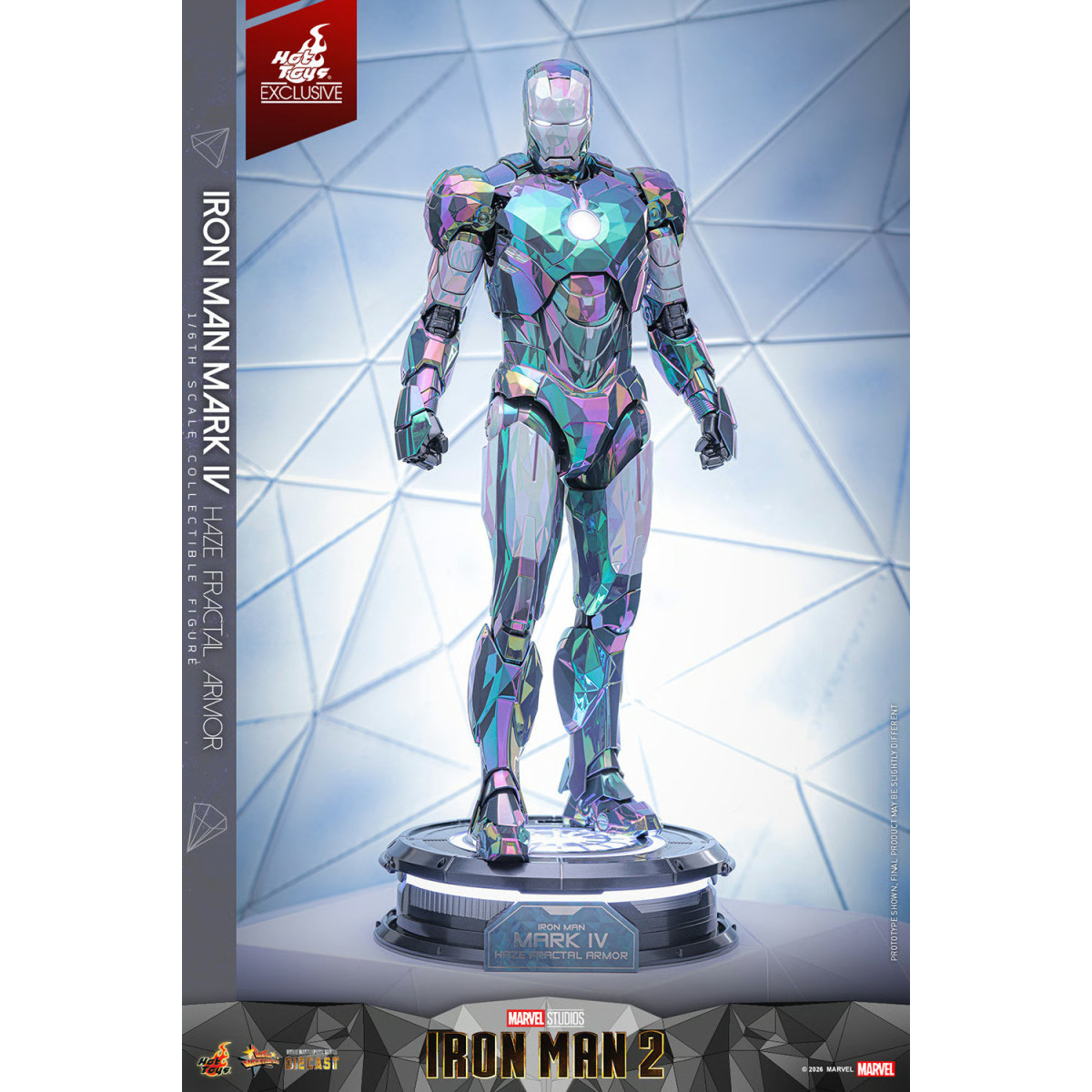 Hot Toys Iron Man 2 - Iron Man Mark IV (Haze Fractal Armor) Die Cast Hot Toys Exclusive MMS 1/6