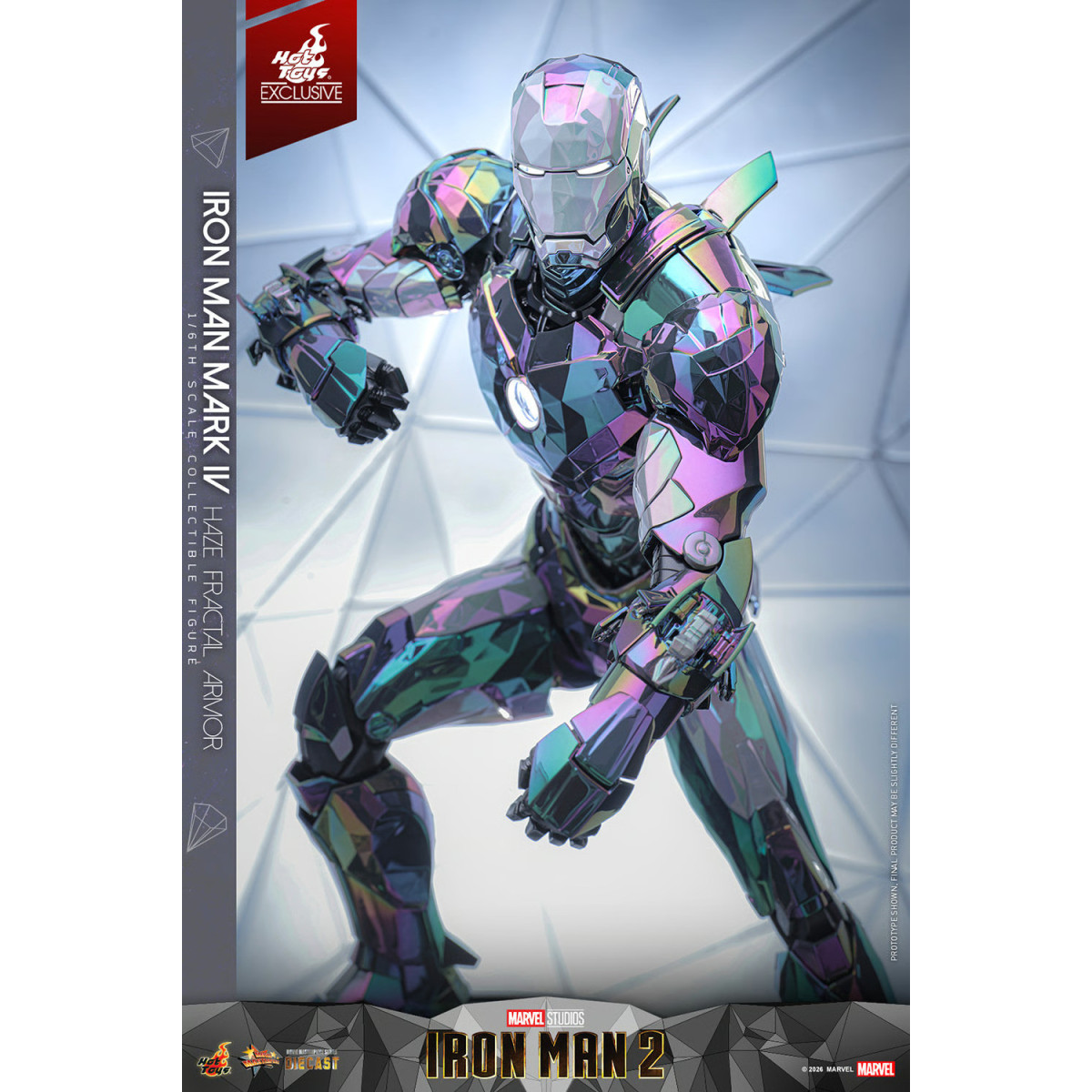 Hot Toys Iron Man 2 - Iron Man Mark IV (Haze Fractal Armor) Die Cast Hot Toys Exclusive MMS 1/6