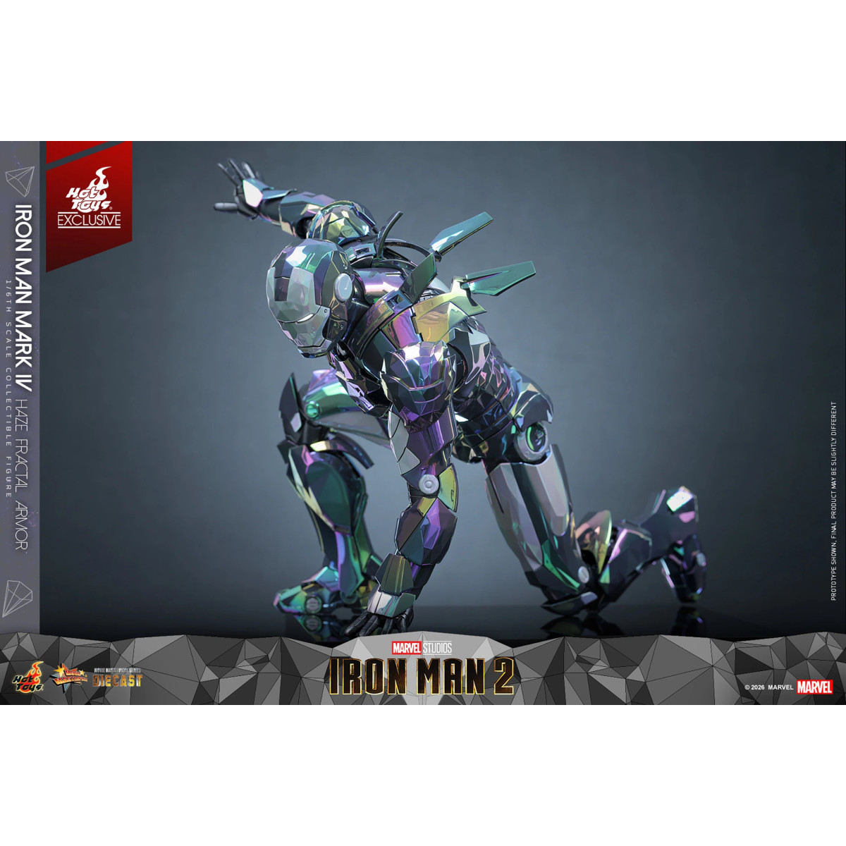 Hot Toys Iron Man 2 - Iron Man Mark IV (Haze Fractal Armor) Die Cast Hot Toys Exclusive MMS 1/6