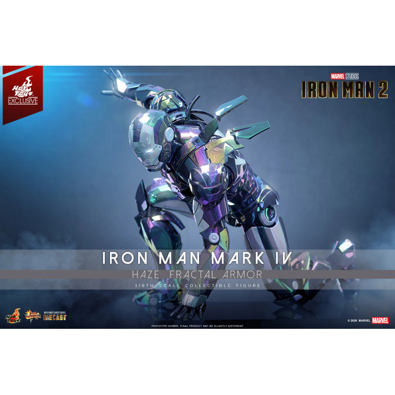 Hot Toys Iron Man 2 - Iron Man Mark IV (Haze Fractal Armor) Die Cast Hot Toys Exclusive MMS 1/6