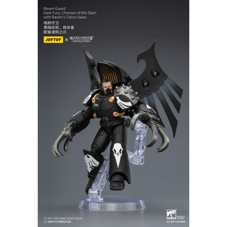 JoyToy Space Marines - Raven Guard - Dark Fury, Chooser of the Slain 1/18 - Warhammer 40k