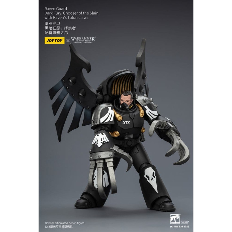 JoyToy Space Marines - Raven Guard - Dark Fury, Chooser of the Slain 1/18 - Warhammer 40k