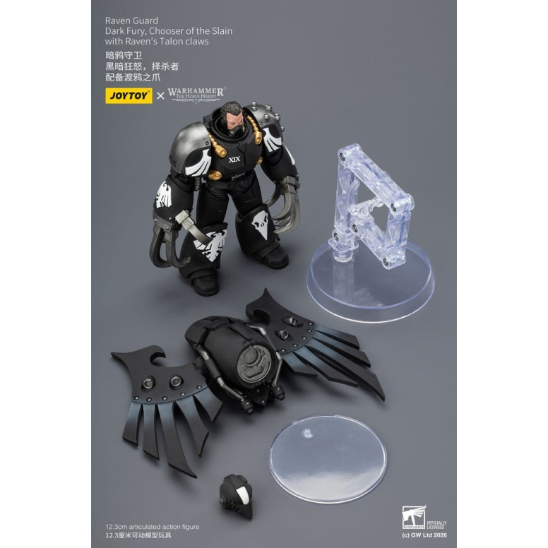 JoyToy Space Marines - Raven Guard - Dark Fury, Chooser of the Slain 1/18 - Warhammer 40k