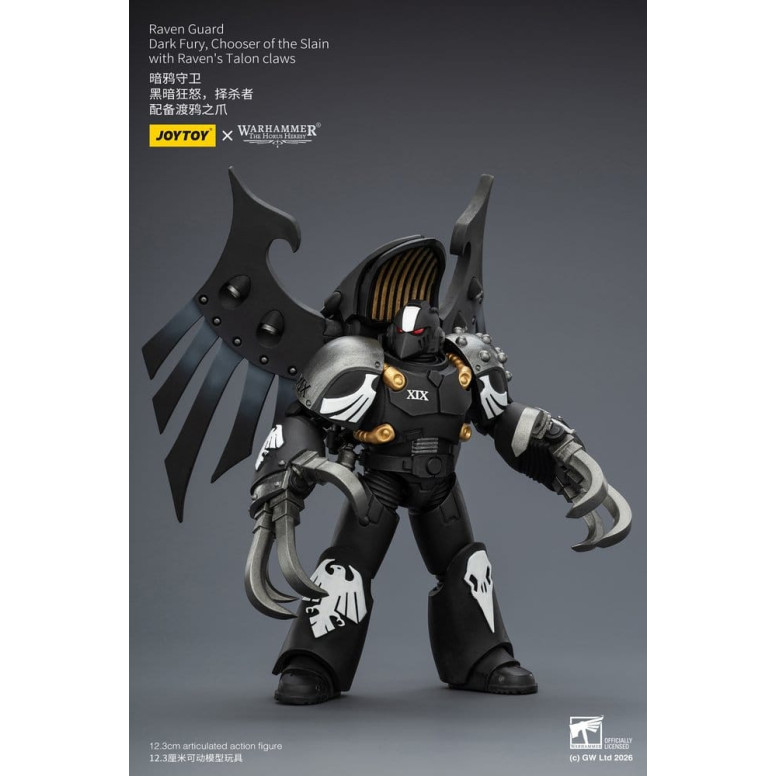 JoyToy Space Marines - Raven Guard - Dark Fury, Chooser of the Slain 1/18 - Warhammer 40k