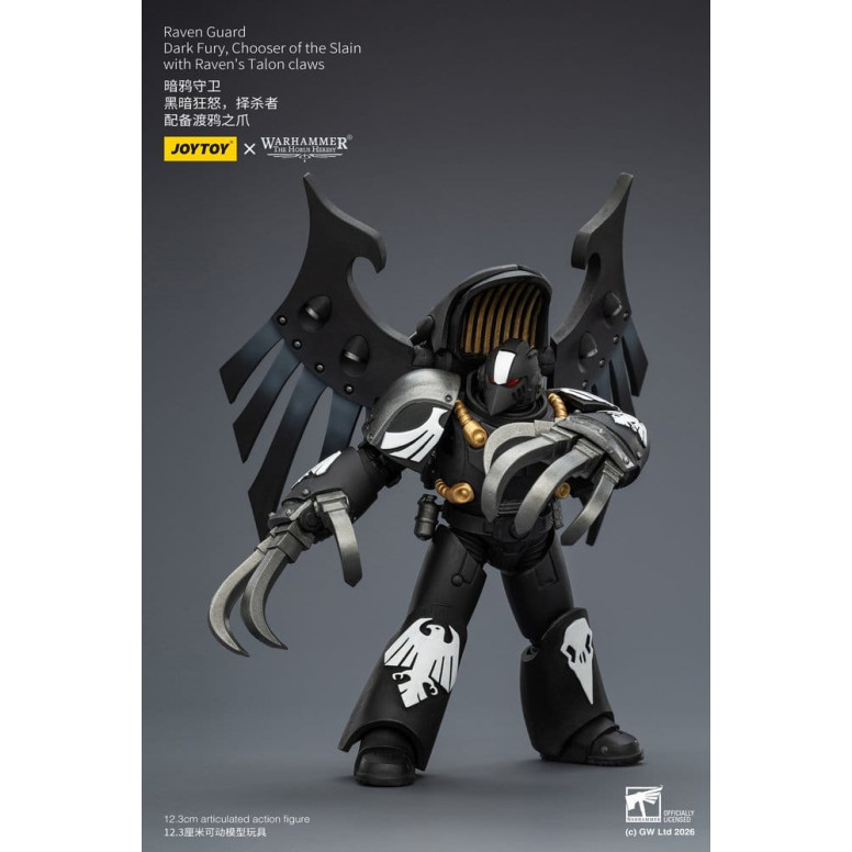 JoyToy Space Marines - Raven Guard - Dark Fury, Chooser of the Slain 1/18 - Warhammer 40k