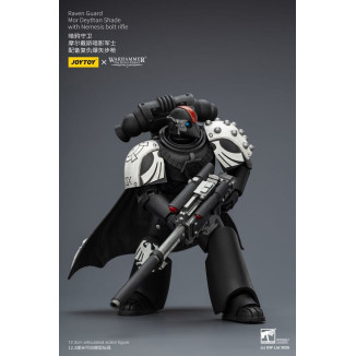 JoyToy Space Marines - Raven Guard - Mor Deythan Shade with Nemesis bolt rifle 1/18 - Warhammer 40k