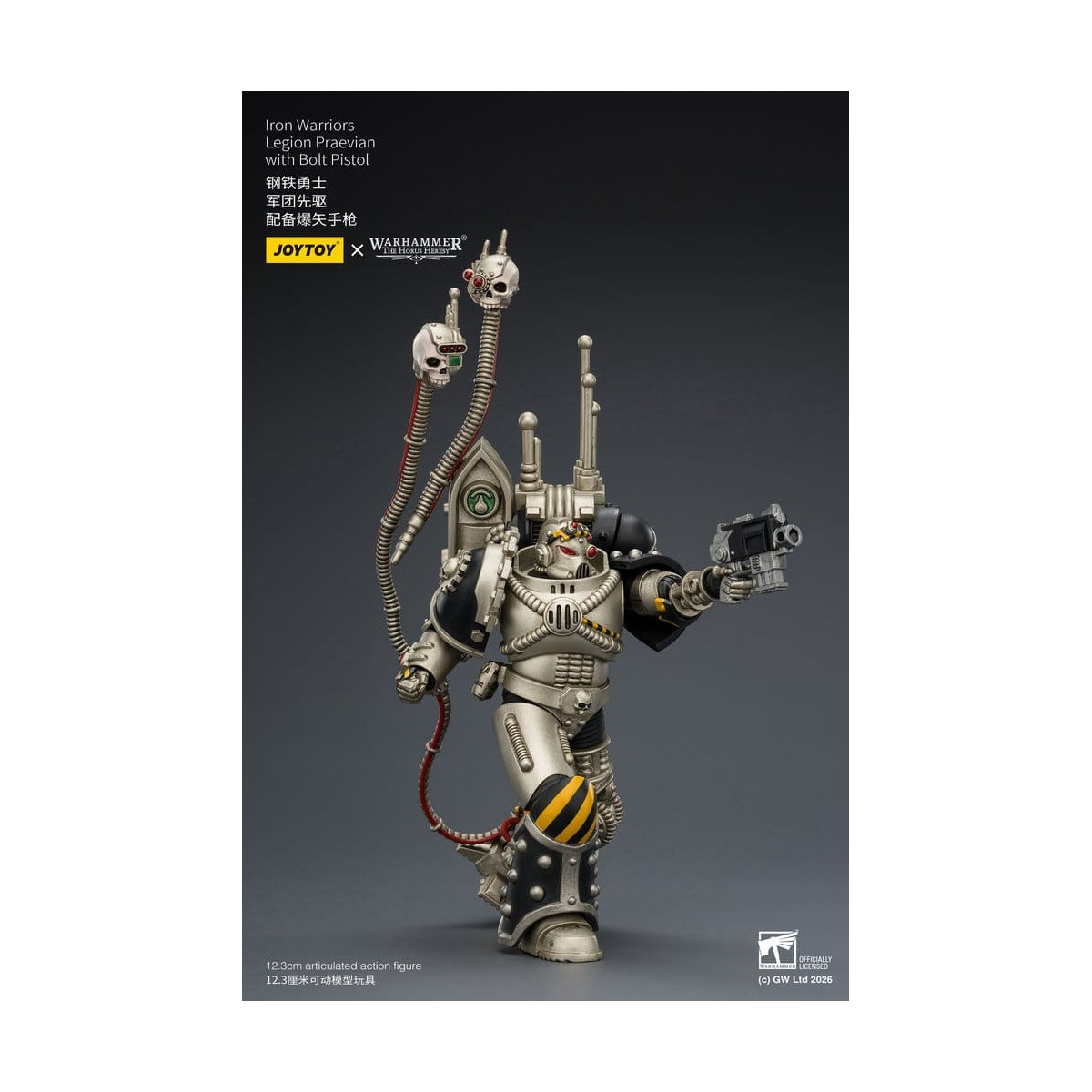 Joytoy - Warhammer - Iron Warriors Legion Praevian with Bolt Pistol - The Horus Heresy