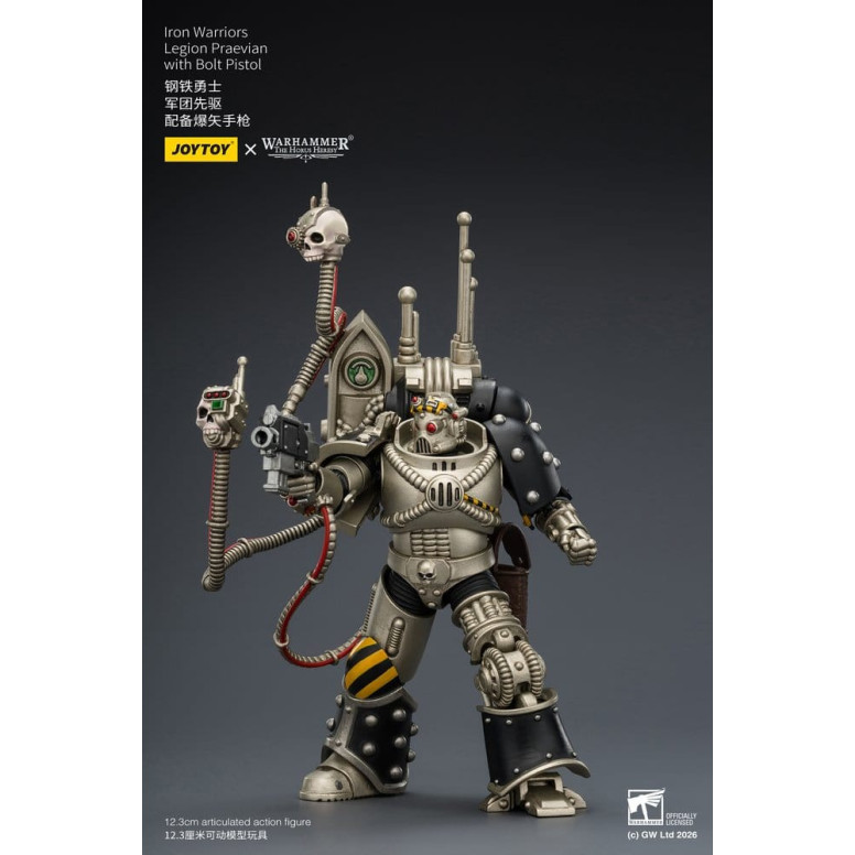 Joytoy - Warhammer - Iron Warriors Legion Praevian with Bolt Pistol - The Horus Heresy