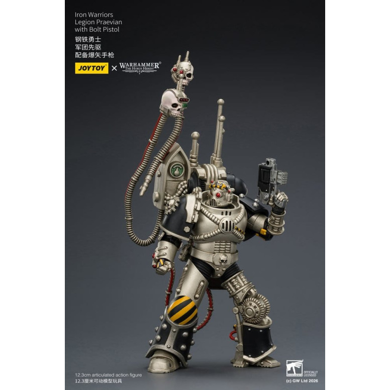 Joytoy - Warhammer - Iron Warriors Legion Praevian with Bolt Pistol - The Horus Heresy