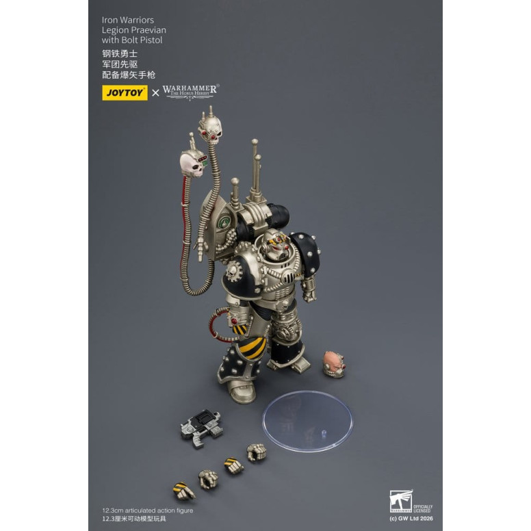Joytoy - Warhammer - Iron Warriors Legion Praevian with Bolt Pistol - The Horus Heresy