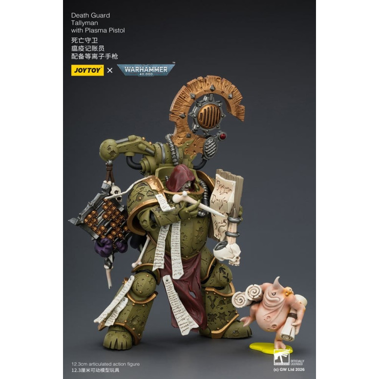 Joytoy - Death Guard - Tallyman with Plasma Pistol 1/18 - Warhammer 40k