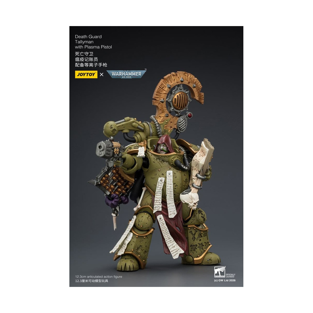Joytoy - Death Guard - Tallyman with Plasma Pistol 1/18 - Warhammer 40k