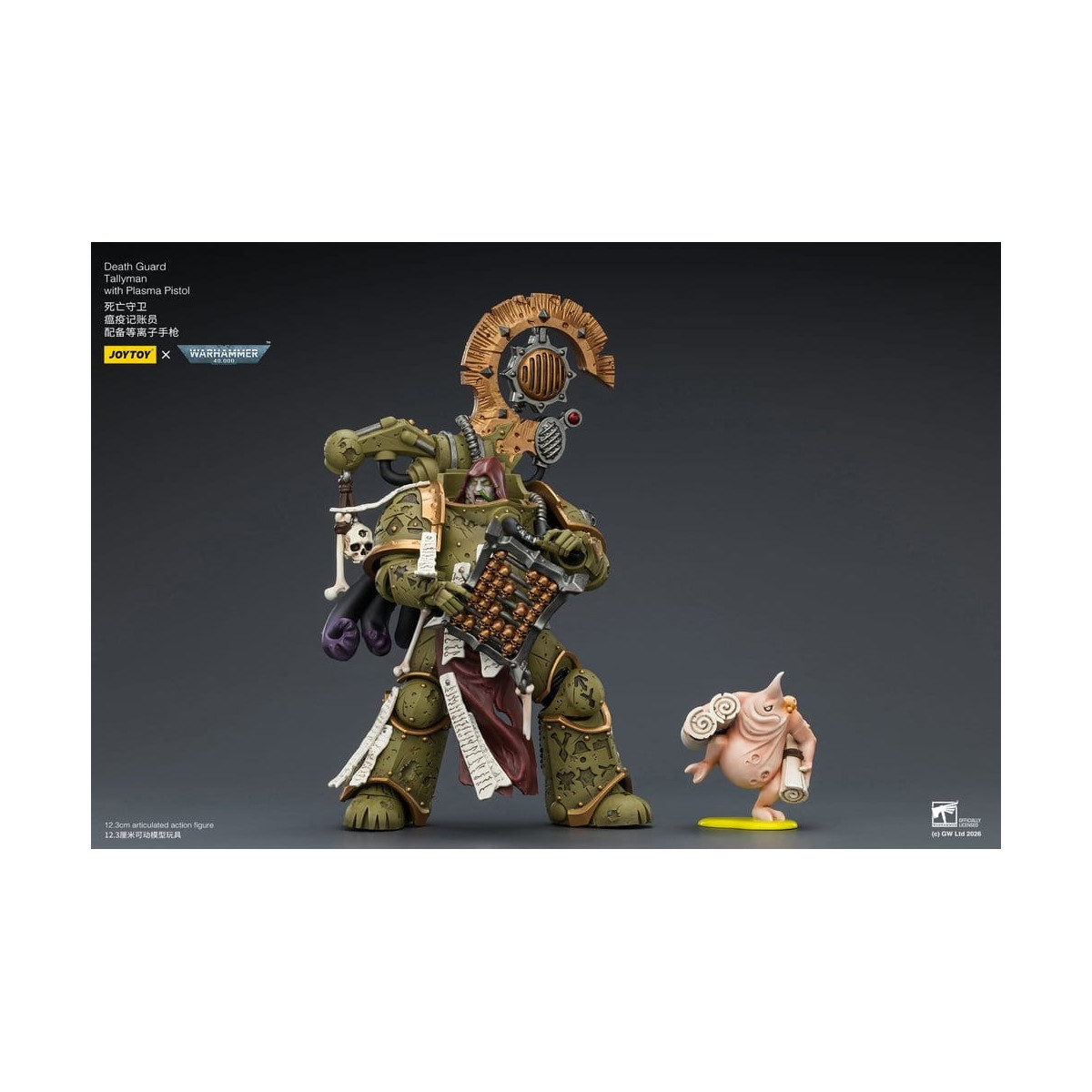 Joytoy - Death Guard - Tallyman with Plasma Pistol 1/18 - Warhammer 40k