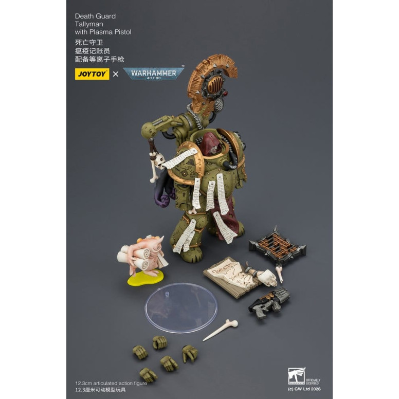 Joytoy - Death Guard - Tallyman with Plasma Pistol 1/18 - Warhammer 40k