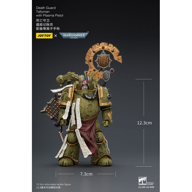 Joytoy - Death Guard - Tallyman with Plasma Pistol 1/18 - Warhammer 40k