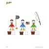 Neca DuckTales - Ultimate Huey, Dewey, and Louie - Riri, Fifi und Loulou