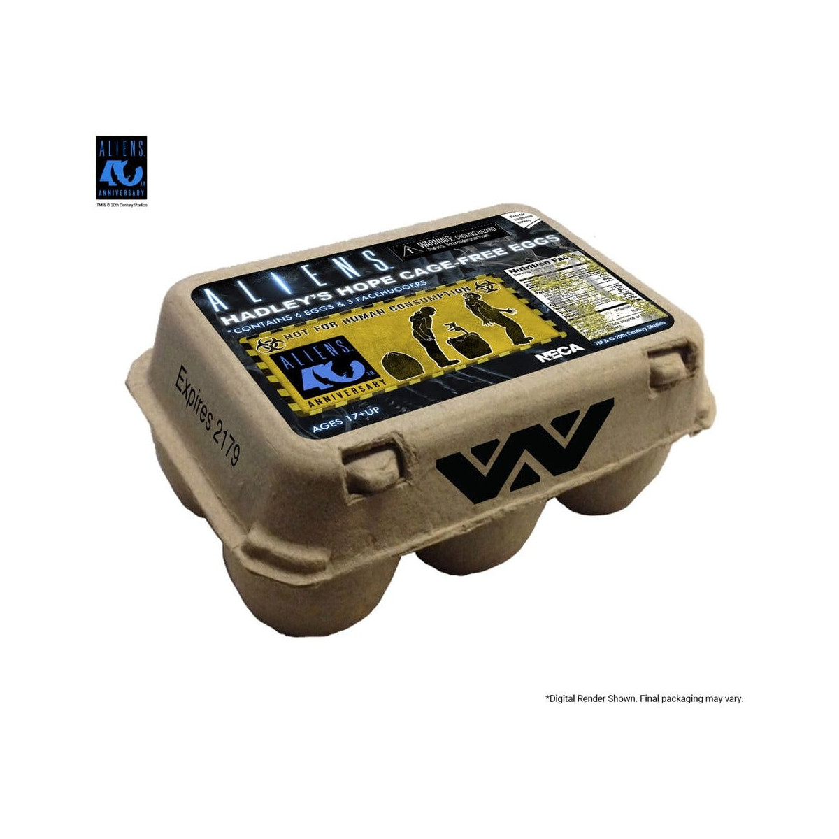 Neca Aliens - Carton of Alien Eggs (40th Anniversary) - 6 pack accessory pack