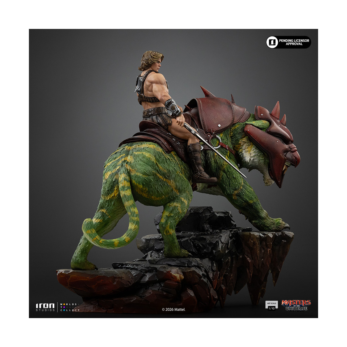 Iron Studios - He-Man and Battle Cat Movie Art Scale 1/10 - Masters of the Universe - Die Meister des Universums