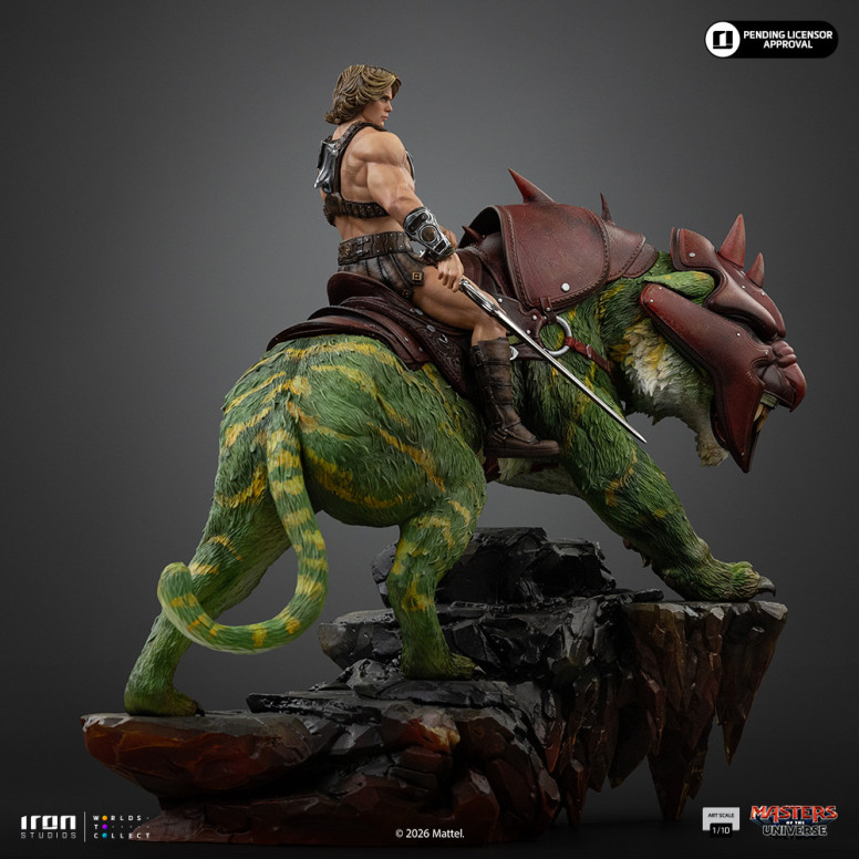 Iron Studios - He-Man and Battle Cat Movie Art Scale 1/10 - Masters of the Universe - Die Meister des Universums