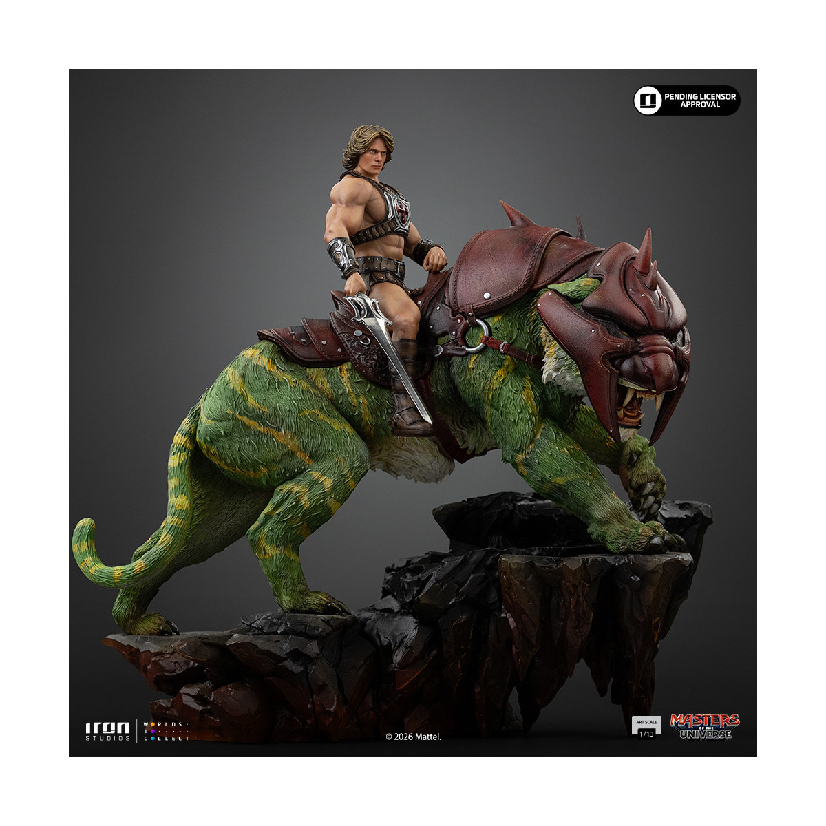 Iron Studios - He-Man and Battle Cat Movie Art Scale 1/10 - Masters of the Universe - Die Meister des Universums