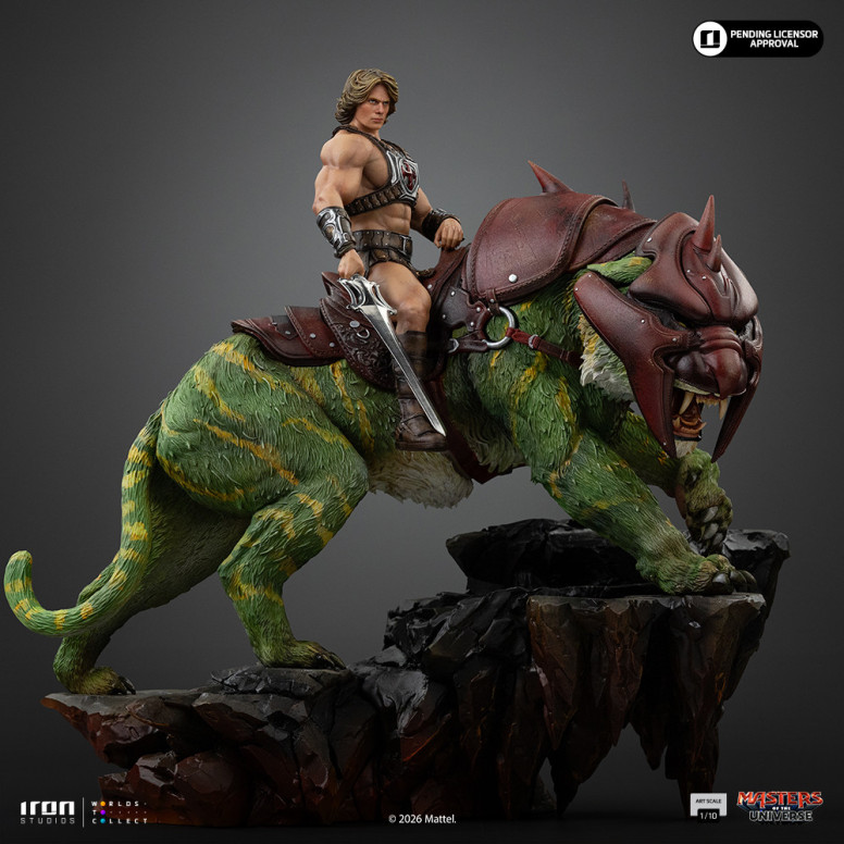 Iron Studios - He-Man and Battle Cat Movie Art Scale 1/10 - Masters of the Universe - Die Meister des Universums