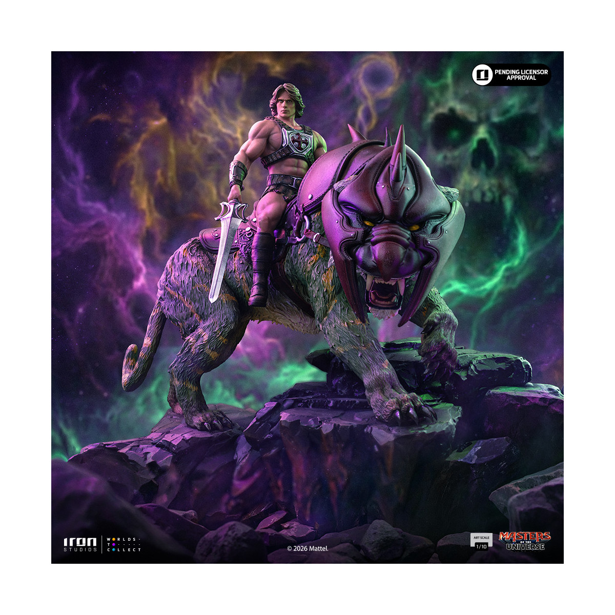 Iron Studios - He-Man and Battle Cat Movie Art Scale 1/10 - Masters of the Universe - Die Meister des Universums