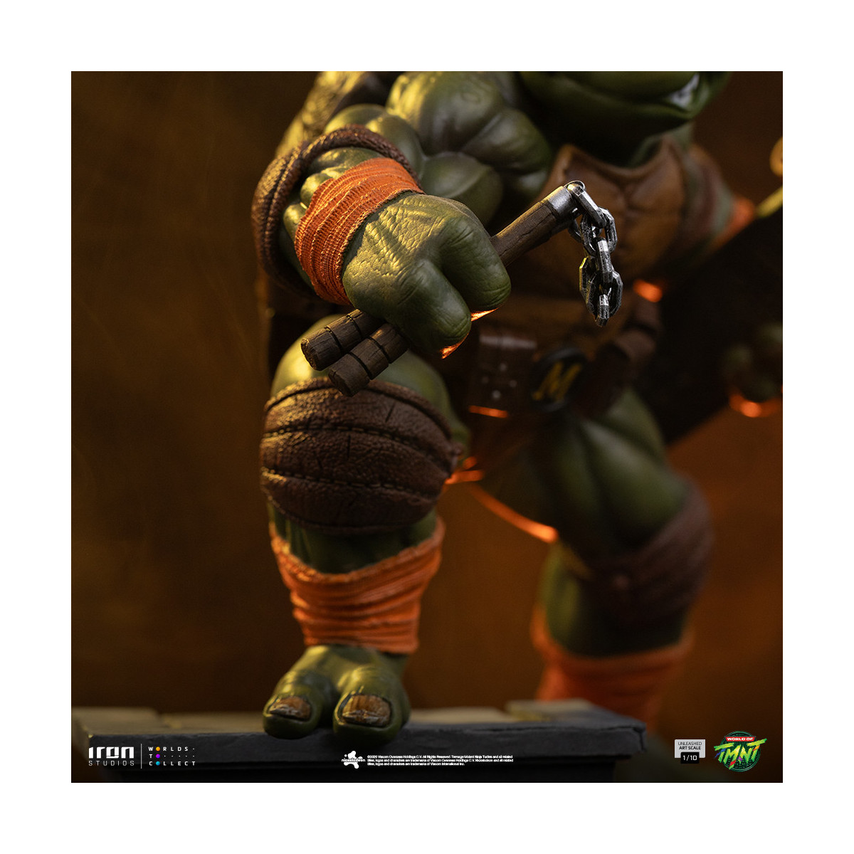 Iron Studios - TMNT - Michelangelo Unleashed Art Scale 1/10 - Teenage Mutant Ninja Turtles