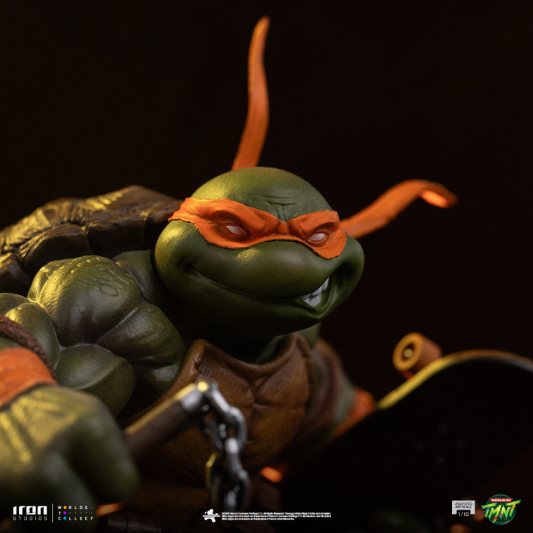 Iron Studios - TMNT - Michelangelo Unleashed Art Scale 1/10 - Teenage Mutant Ninja Turtles