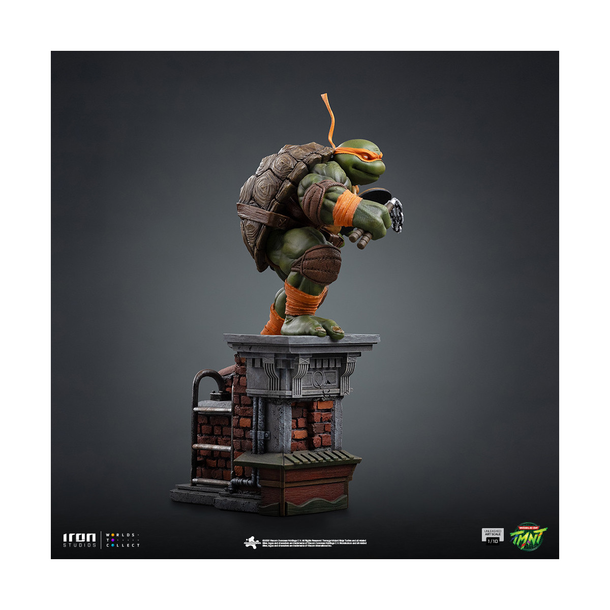 Iron Studios - TMNT - Michelangelo Unleashed Art Scale 1/10 - Teenage Mutant Ninja Turtles