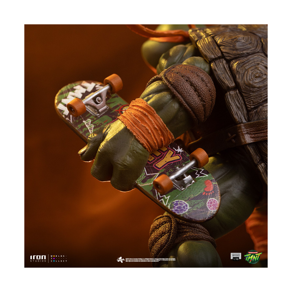 Iron Studios - TMNT - Michelangelo Unleashed Art Scale 1/10 - Teenage Mutant Ninja Turtles