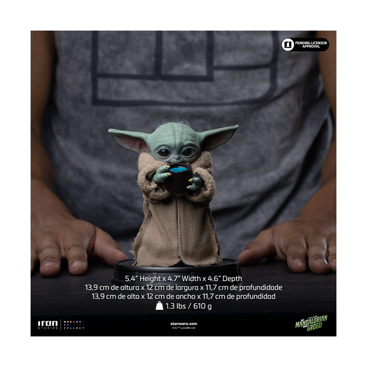 Iron Studios - Grogu Always Hungry - Grogu Legacy Collection Replica 1/4 - Star Wars: The Mandalorian and Grogu