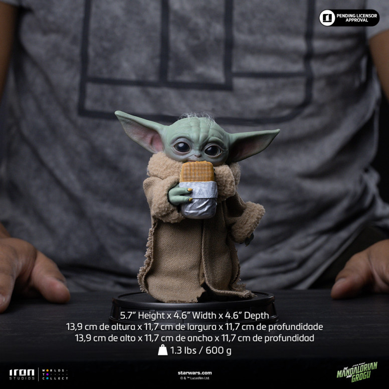Iron Studios - Grogu Food Cart Snack - Grogu Collection Legacy Replica 1/4 - Star Wars: The Mandalorian and Grogu