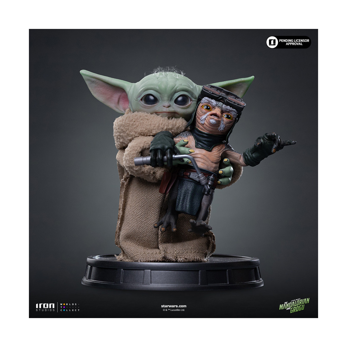 Iron Studios - Grogu No Squeezy - Grogu Collection Legacy Replica 1/4 - Star Wars: The Mandalorian and Grogu