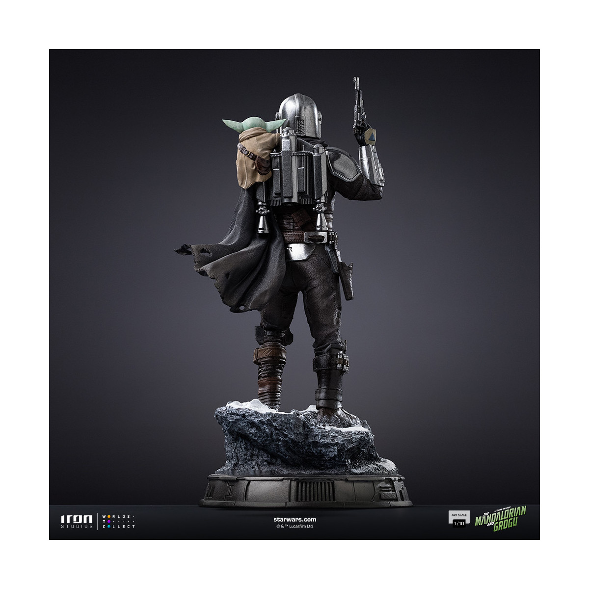 Iron Studios Star Wars - The Mandalorian and Grogu Art Scale 1/10 - The Mandalorian and Grogu Movie