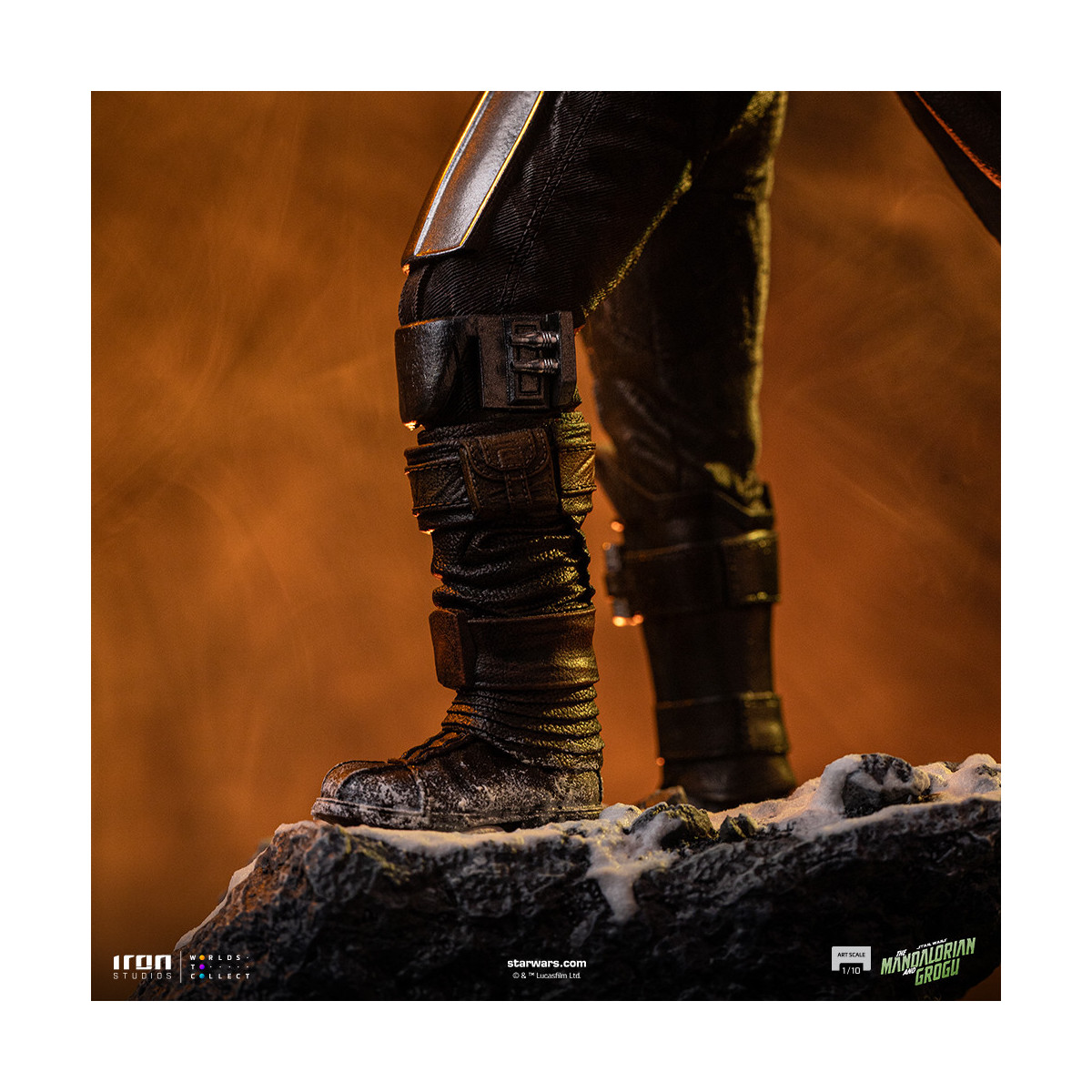 Iron Studios Star Wars - The Mandalorian and Grogu Art Scale 1/10 - The Mandalorian and Grogu Movie