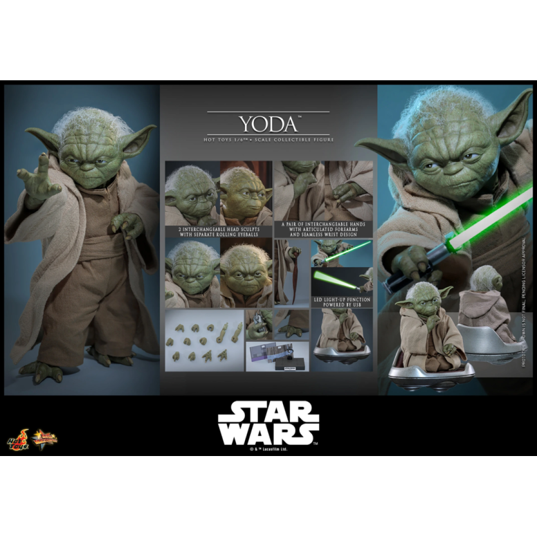 Hot Toys Star Wars - YODA 1/6 MMS878 - Episode III: Revenge of the Sith