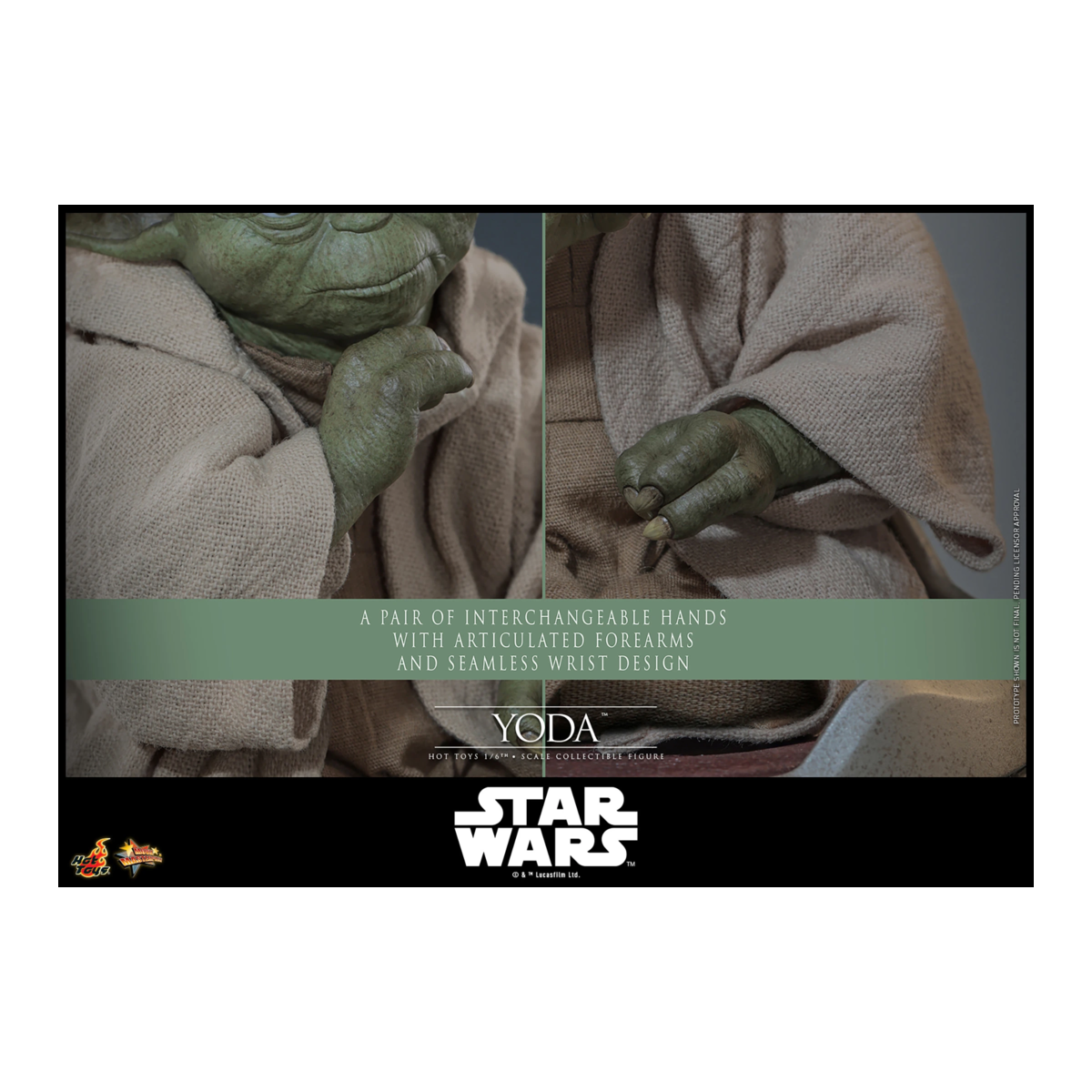 Hot Toys Star Wars - YODA 1/6 MMS878 - Episode III: Revenge of the Sith