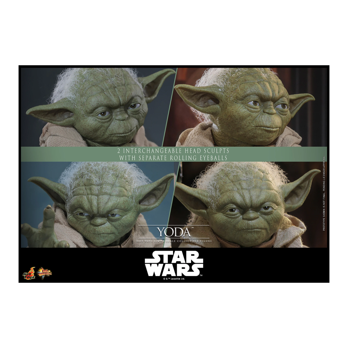 Hot Toys Star Wars - YODA 1/6 MMS878 - Episode III: Revenge of the Sith