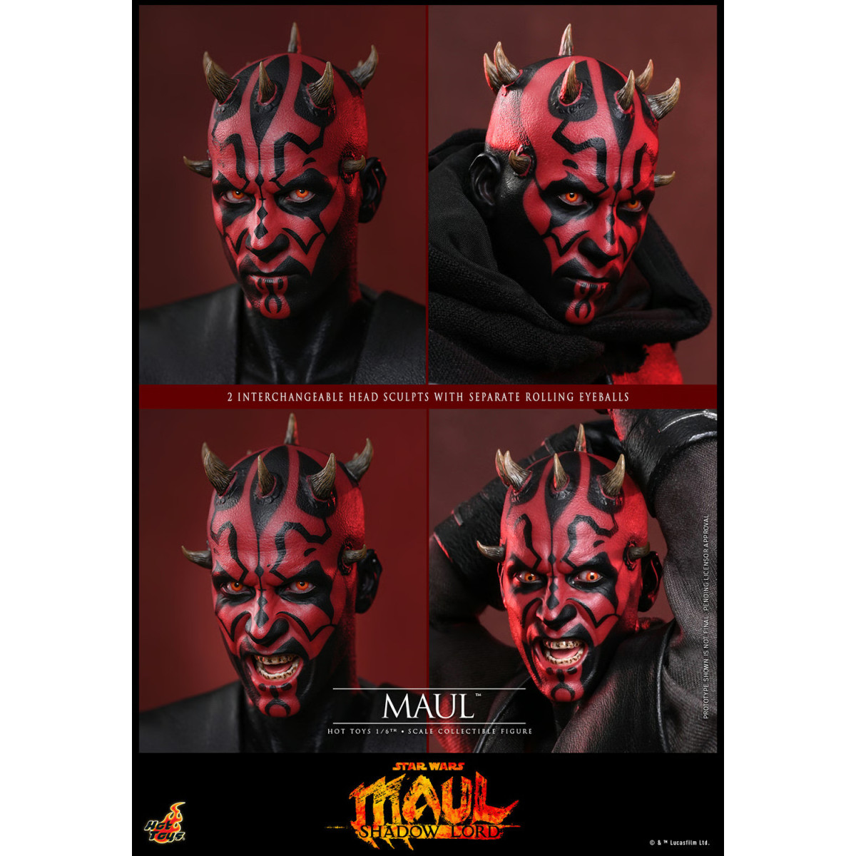 Hot Toys Star Wars - Darth Maul 1/6 TMS187 - Star Wars: Maul - Shadow Lord