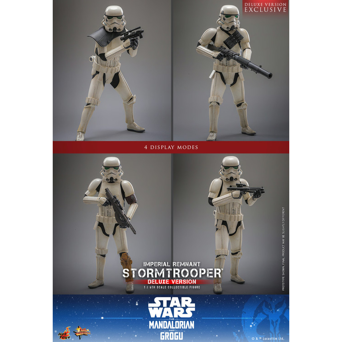 Hot Toys Star Wars - Imperial Remnant Stormtrooper Deluxe Version 1/6 MMS837 - Star Wars: The Mandalorian & Grogu