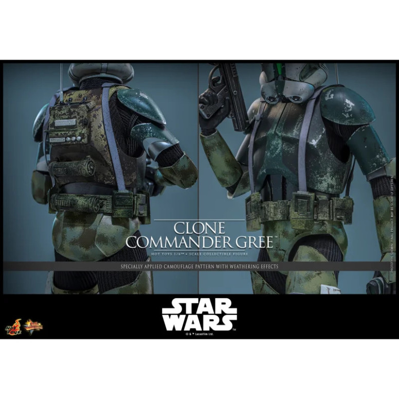 Hot Toys Star Wars - Clone Commander Gree 1/6 MMS877 - Episode III: Revenge of the Sith