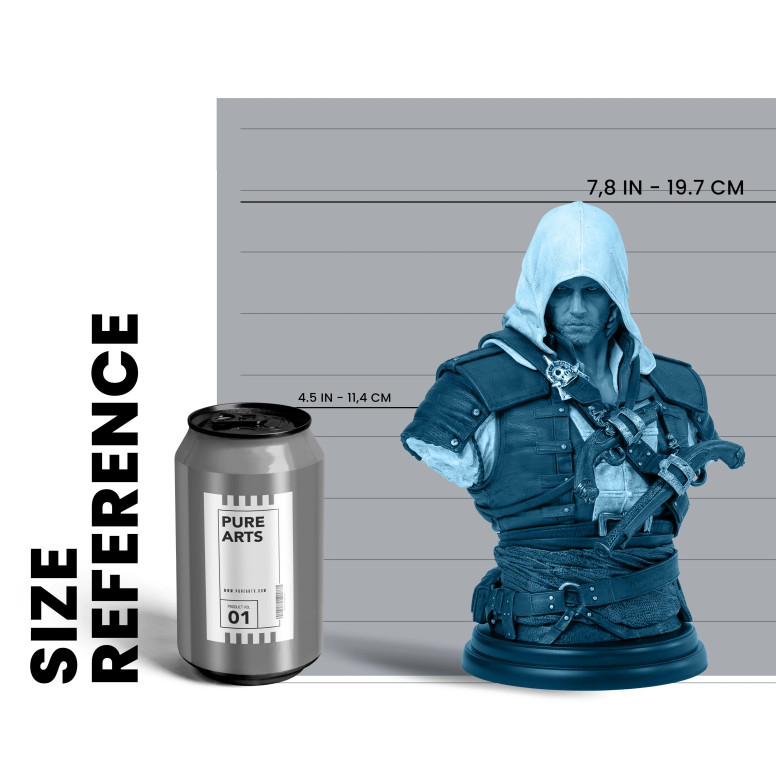 Pure Arts - Edward kenway 1/4 scale bust - Assassin's Creed Black Flag