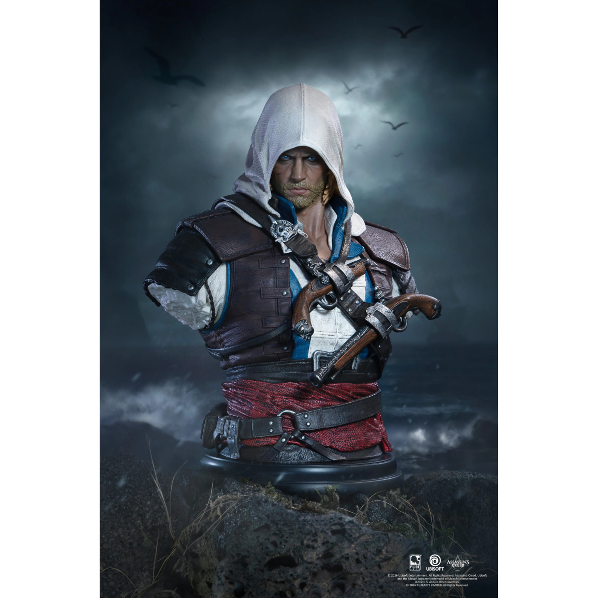 Pure Arts - Edward kenway 1/4 scale bust - Assassin's Creed Black Flag