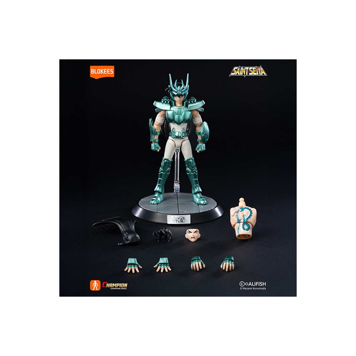 Blokees Saint Seiya - Champion Class Dragon Shiryu v2 - Shiryu des Dragon