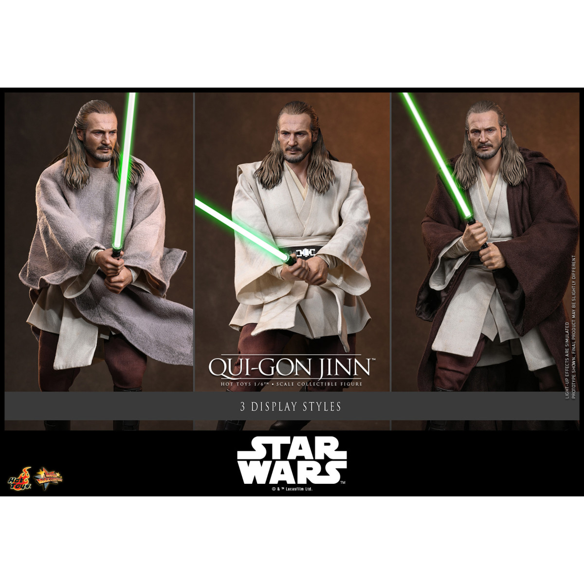 Hot Toys Star Wars The Phantom Menace - Qui-Gon Jinn 1/6 MMS880