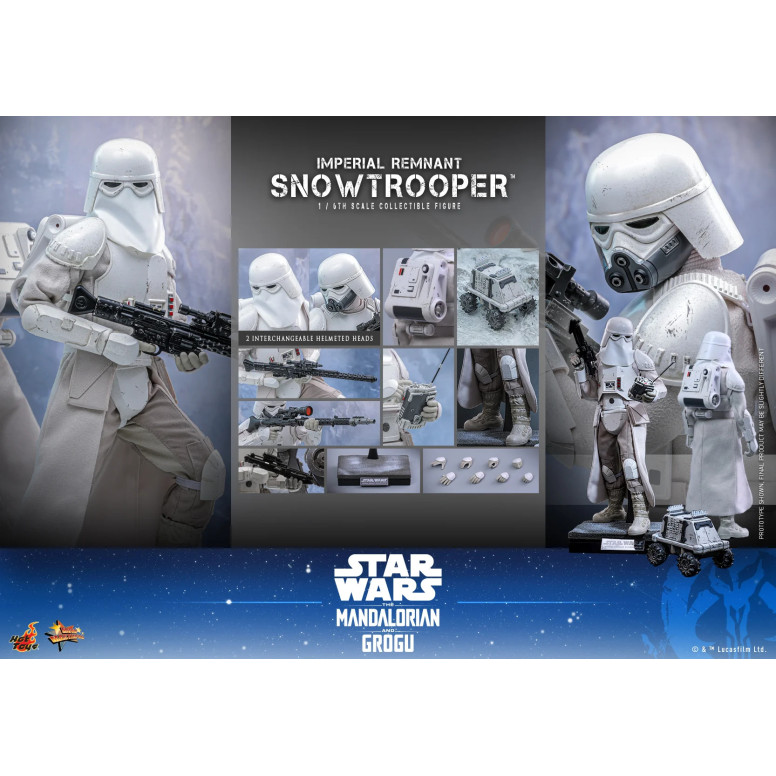 Hot Toys Star Wars - Imperial Remnant Snowtrooper 1/6 MMS838 - Star Wars: The Mandalorian & Grogu