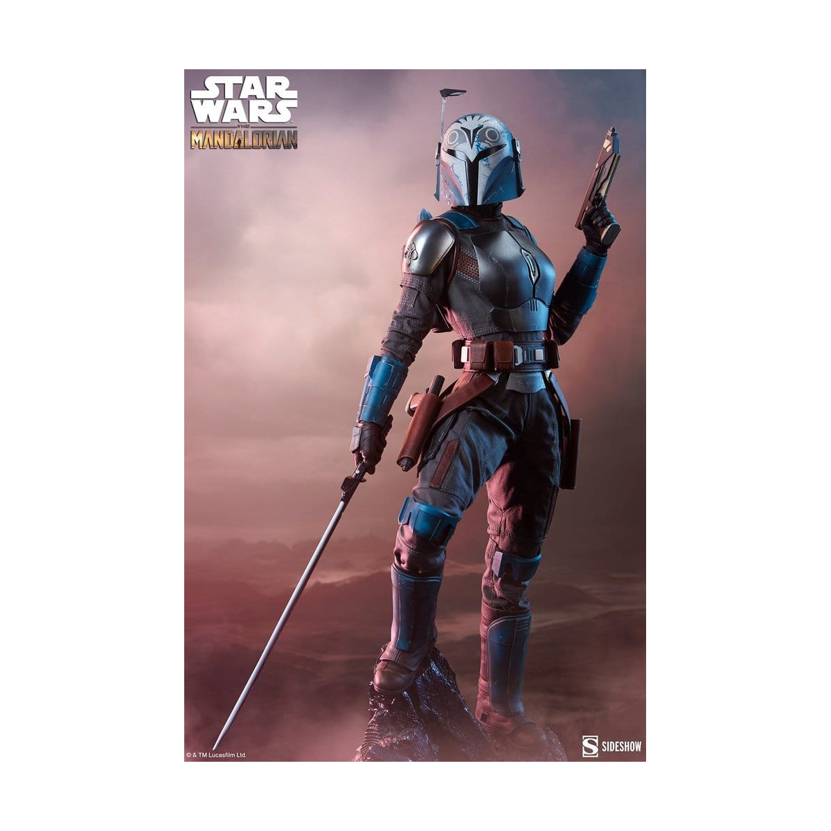 Sideshow Star Wars - Bo-Katan Kryze (Sammleredition) Premium Format Mixed Media 1/4 - The Mandalorian