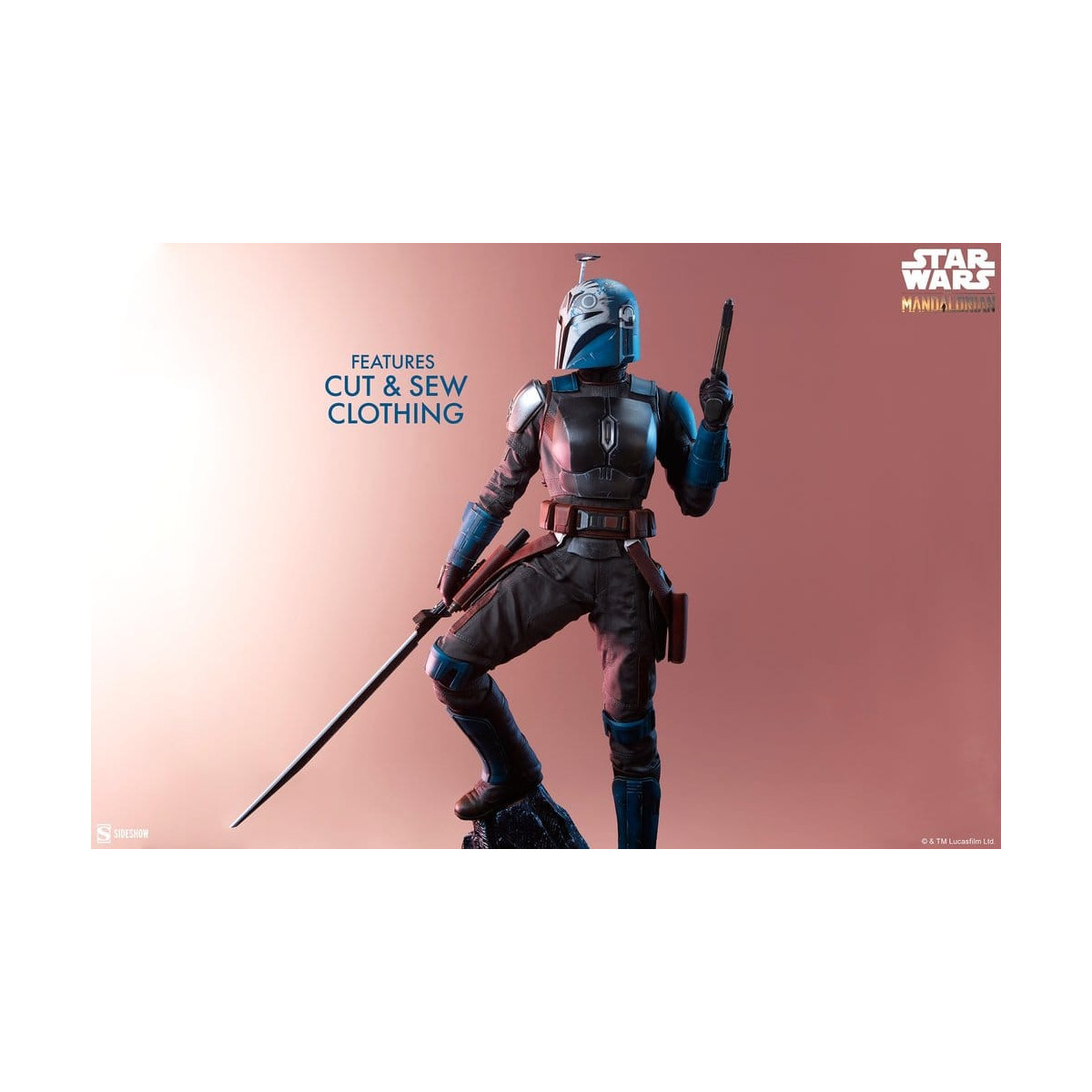 Sideshow Star Wars - Bo-Katan Kryze (Sammleredition) Premium Format Mixed Media 1/4 - The Mandalorian